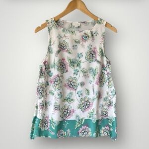 J. Jill sleeveless floral tank